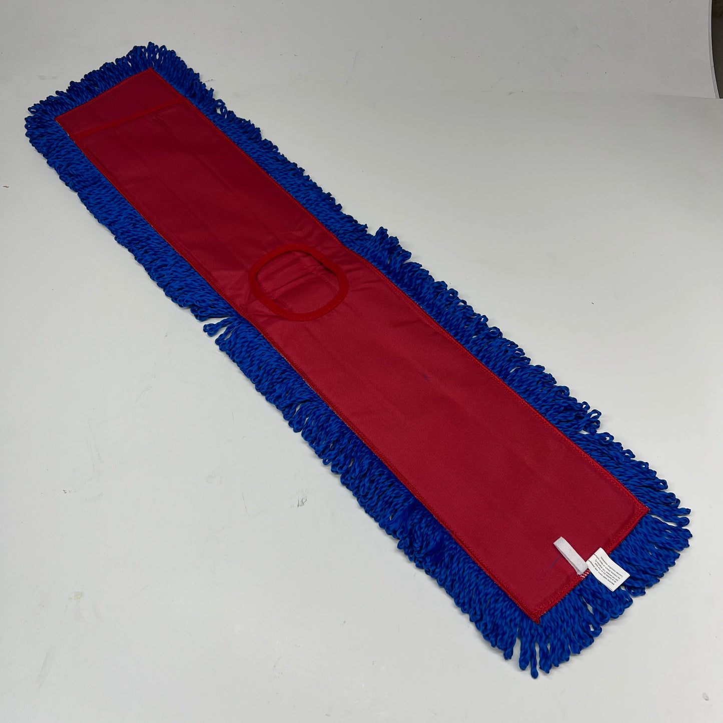 KLEEN LINE (12 PACK) Fringed Microfiber Dry Mop Pad 36" Blue/Grey 652102