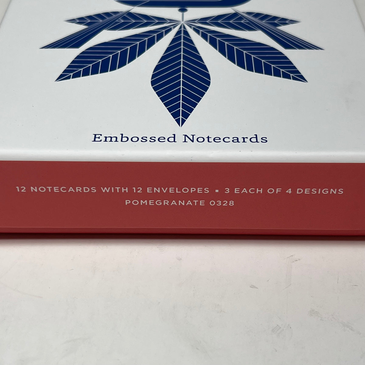 POMEGRANATE (12 PACK) Charley Harper Birds Embossed Boxed Notecard 4x6" White