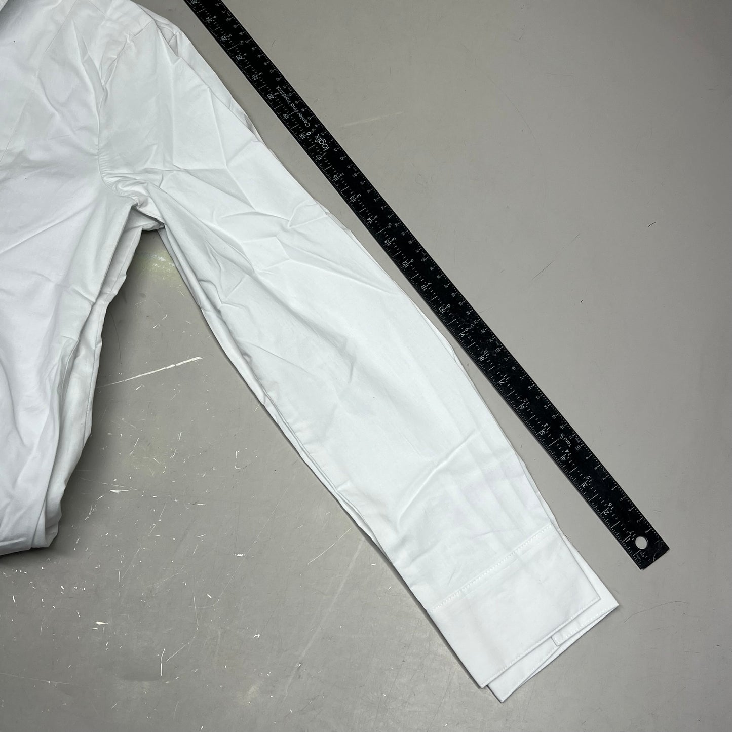 STEVE MADDEN Fit & Flare Shirt Dress Long Sleeve Button Cuff Women's Sz S Cloud