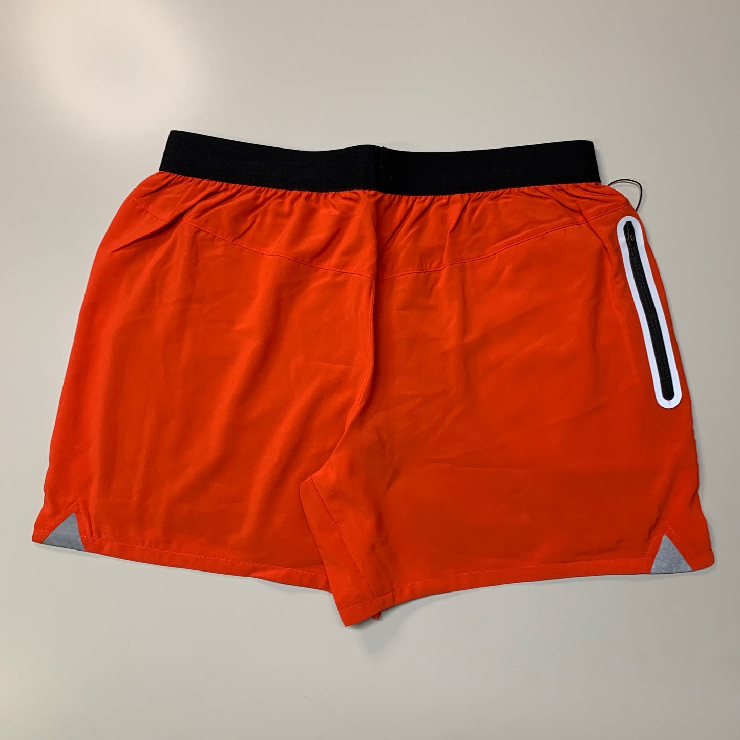 NATHAN Front Runner Shorts 5" Inseam Men's Fiery Red Size M NS70100-20126-M