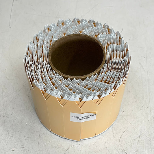 (1,000 ROLL) Durable Thermal Printable Pot Stake Labels 5"x1" Tan SS5X1/1,000
