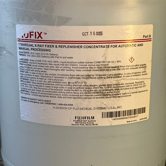 AUFIX Universal X-RAY Fixer & Replenisher Concentrate 5.5 Gal. Clear AUFIX-250B