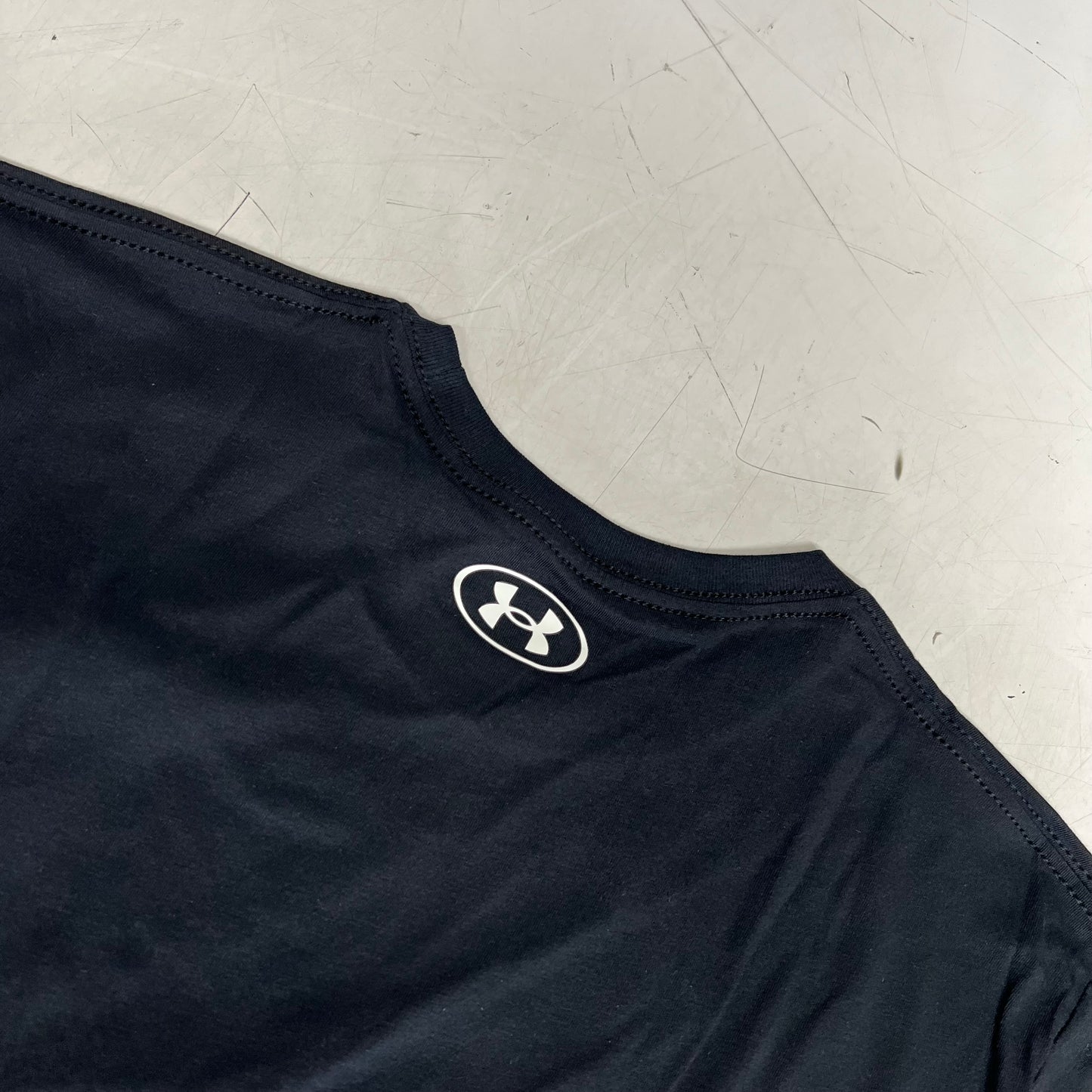 UNDER ARMOUR Ua Foundation Graphic Tee Short Sleeve Men's Sz 2XL Black 1382915