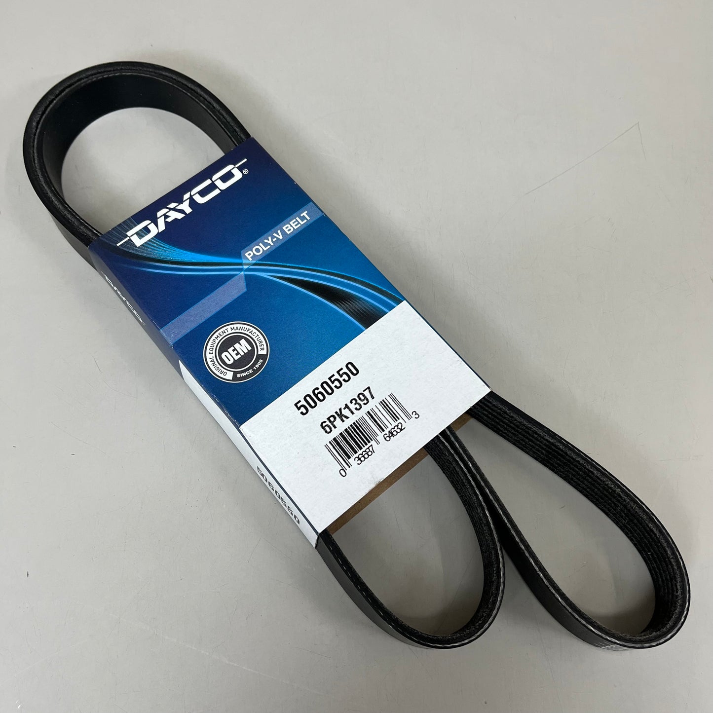 DAYCO Straight Standard Rib Poly Rib Belt EPDM Material .82" K-Section 5060550