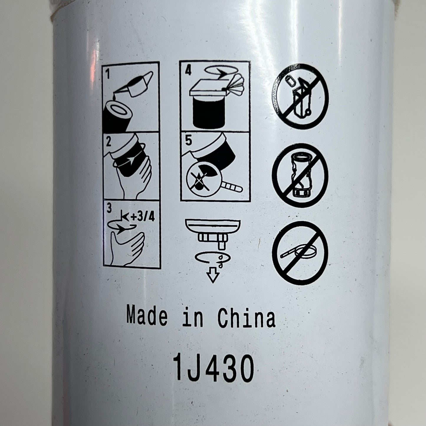 KUBOTA Genuine Oem Filter W Separator for D Series & V Series 1J430-43060