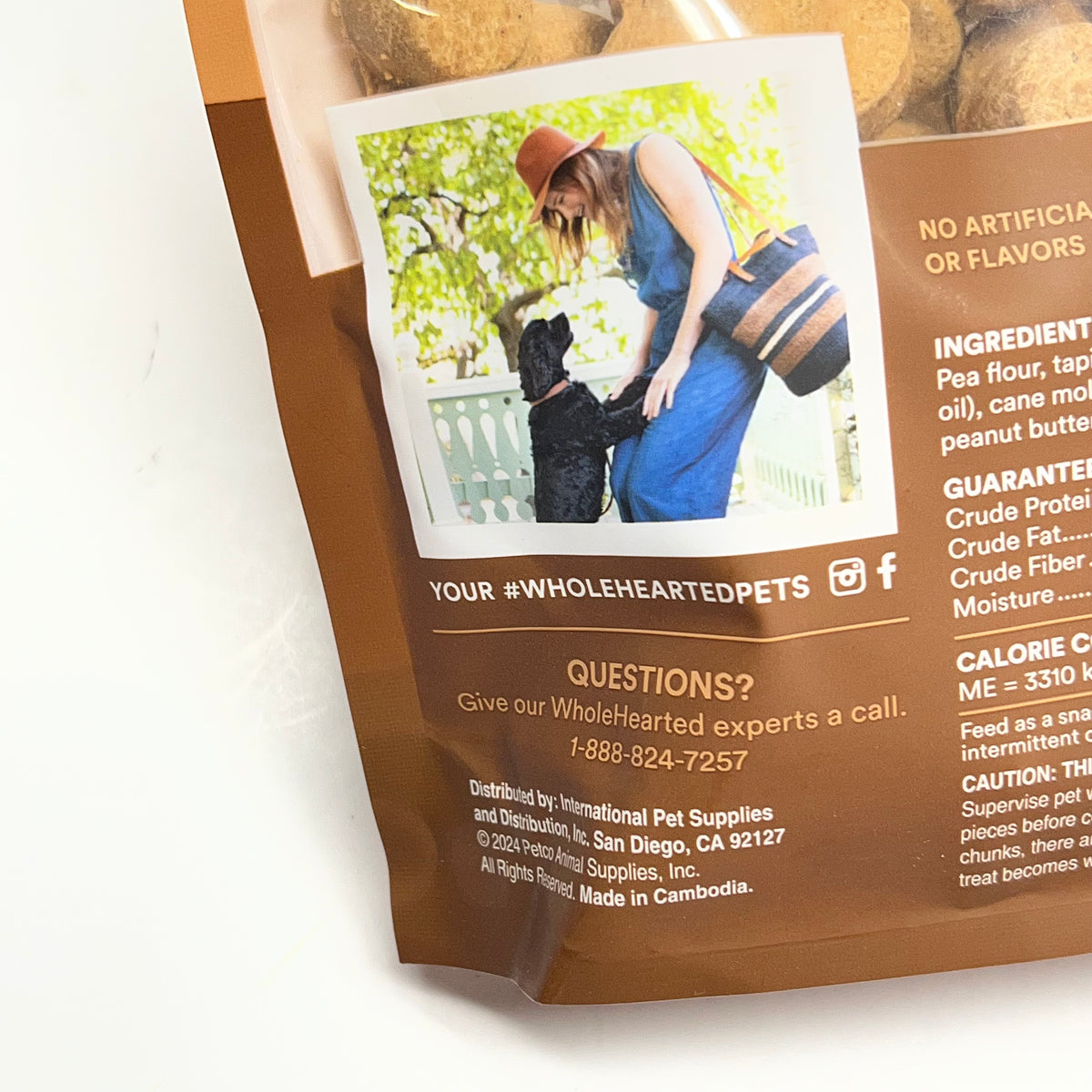 ZA@ WHOLE HEARTED (3 PACK) Crunchy Clovers Clover-shaped Dog Treats Peanut Butter |Flavor BB 10/27