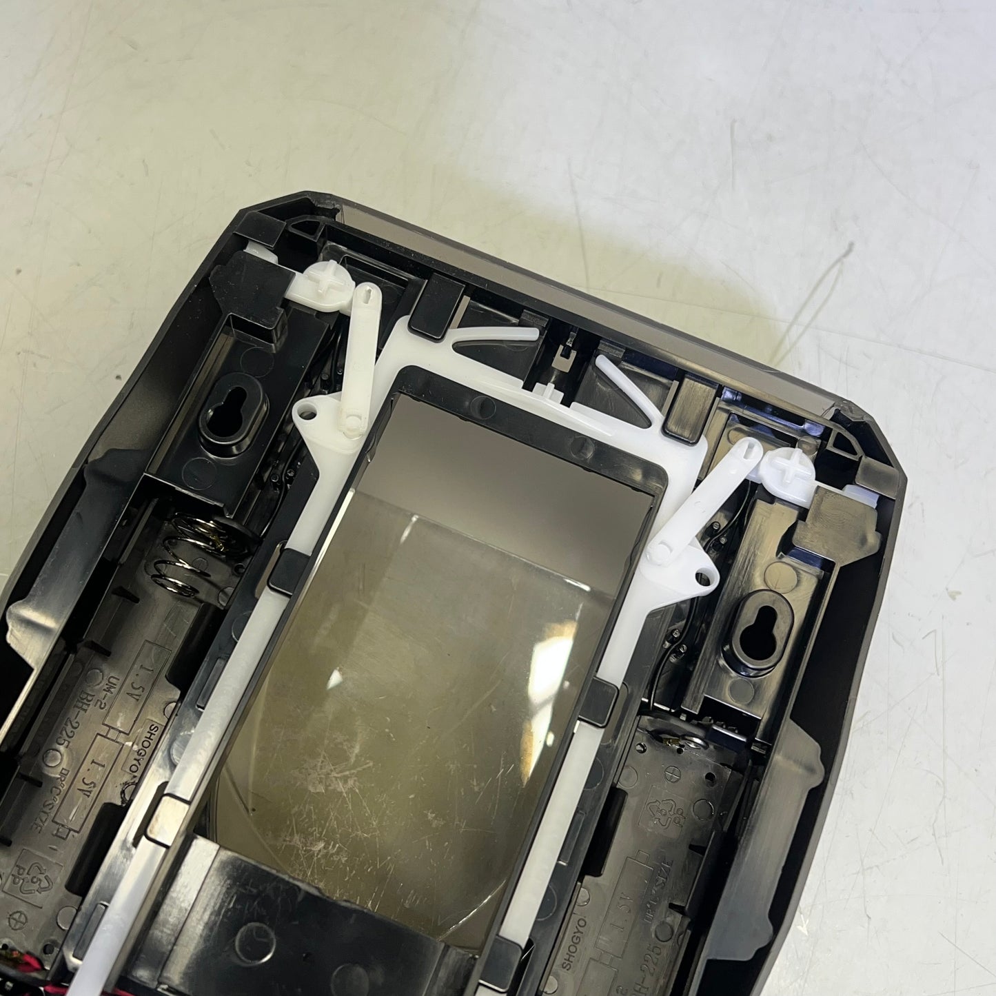 ZA@ NEPTUNE Automatic Soap Dispenser 11"x7"x5" Black/Clear (As-is)