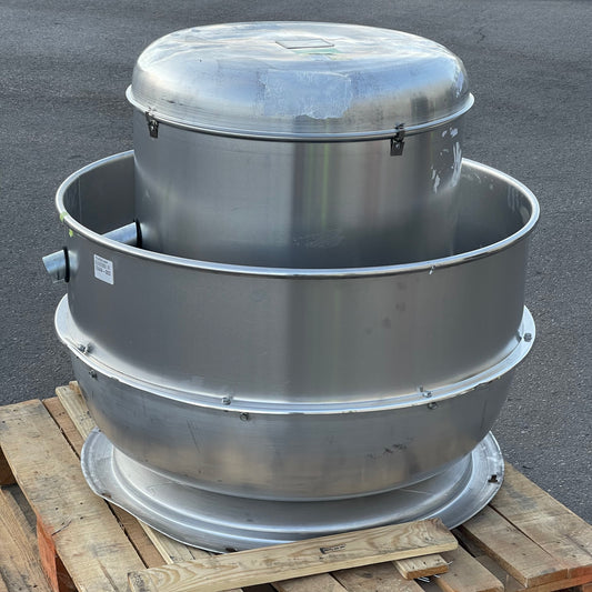 LOREN COOK Direct Drive Exhaust Fan 18" 3/4 HP 115 Volt 1 Phase 180W11D180ACW (New, Dented Top)