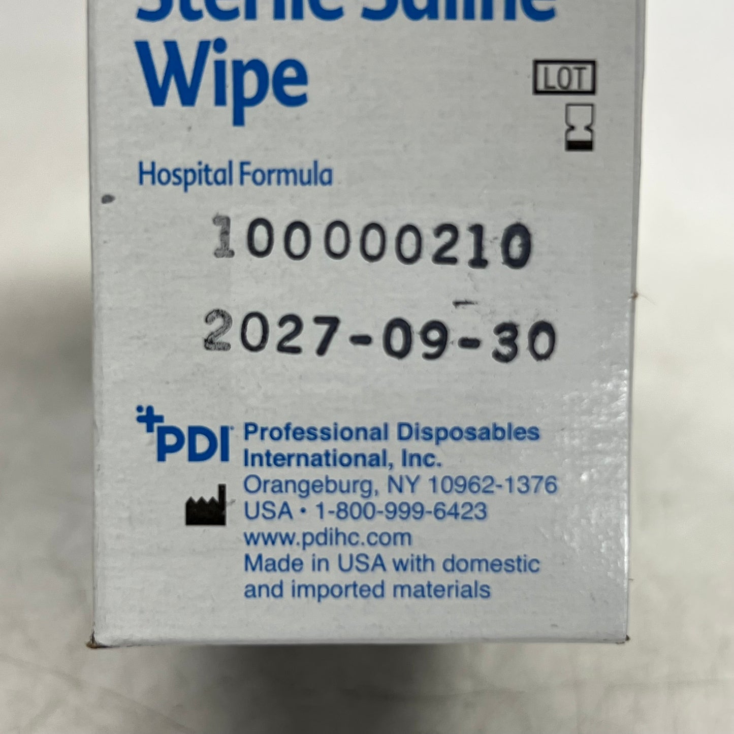 HYGEA (4 PACK) Sterile Saline Wipes Sz 6" x 4" Wipe C22370 BB 09/27