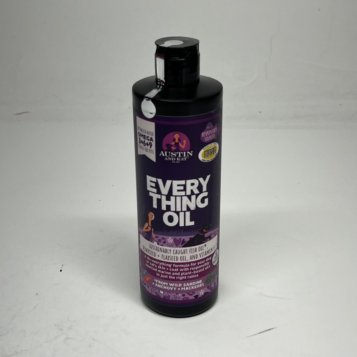 AUSTIN & KAT Austin Everything Oil Omega Fish Oil Liquid Skin & Coat BB 11/27