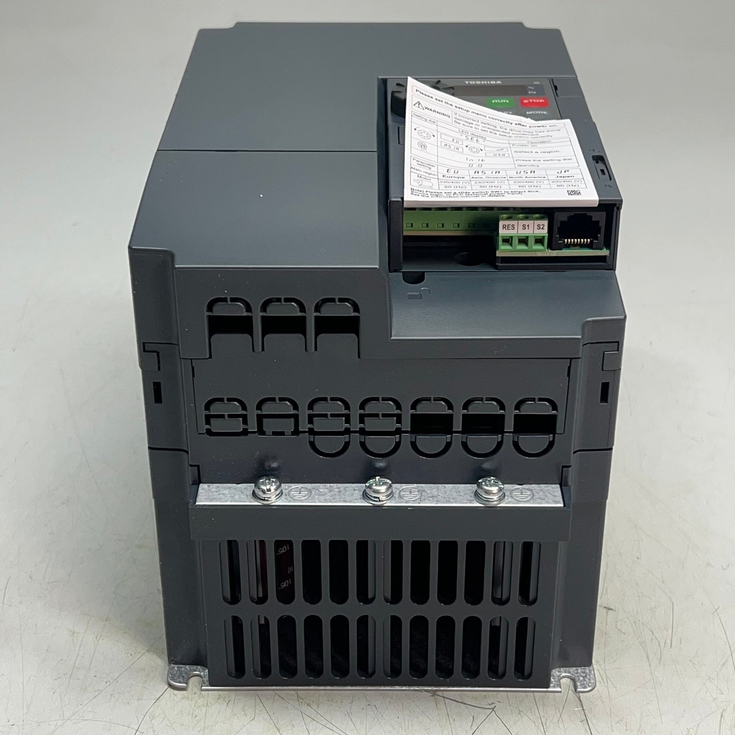 TOSHIBA Low Volt Adjustable Speed Drive S Series 230 Volt 10 HP VFS15-2075P|M-W1