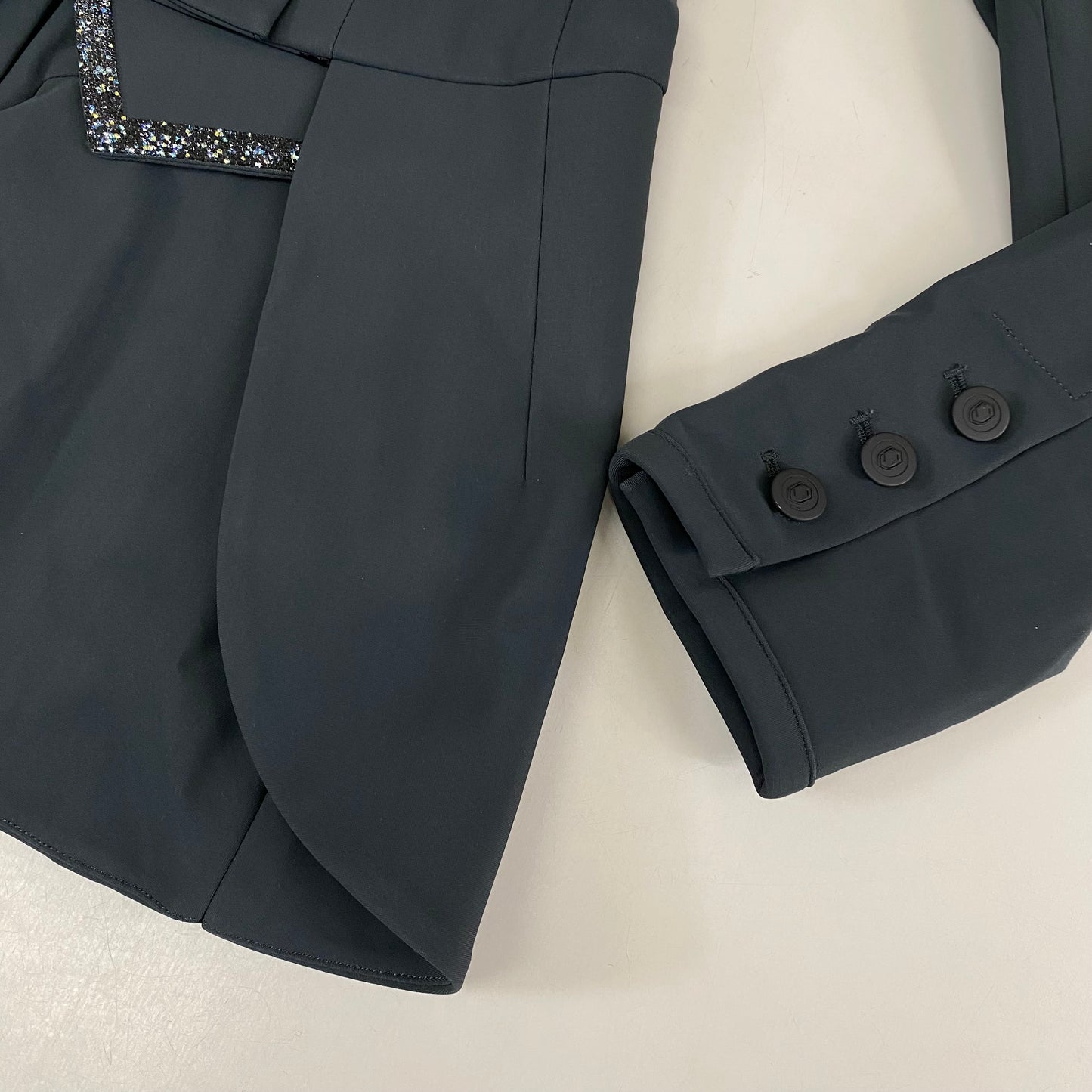 SAMSHIELD Short Frac Premium Equestrian Jacket Women's Sz US 6, UK 8, FR 36 Moonless Night