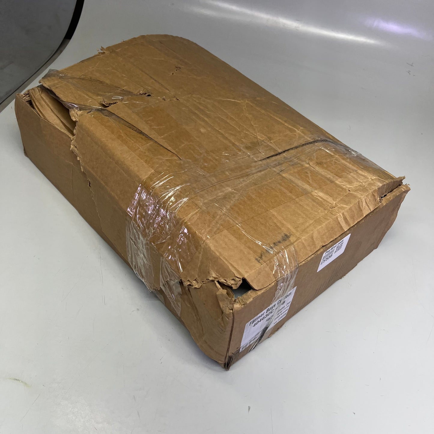 ZA@ FARMERS BOYS CUSTOM (250 PACK) Trash Bags 45 Gallon  Clear 404630C