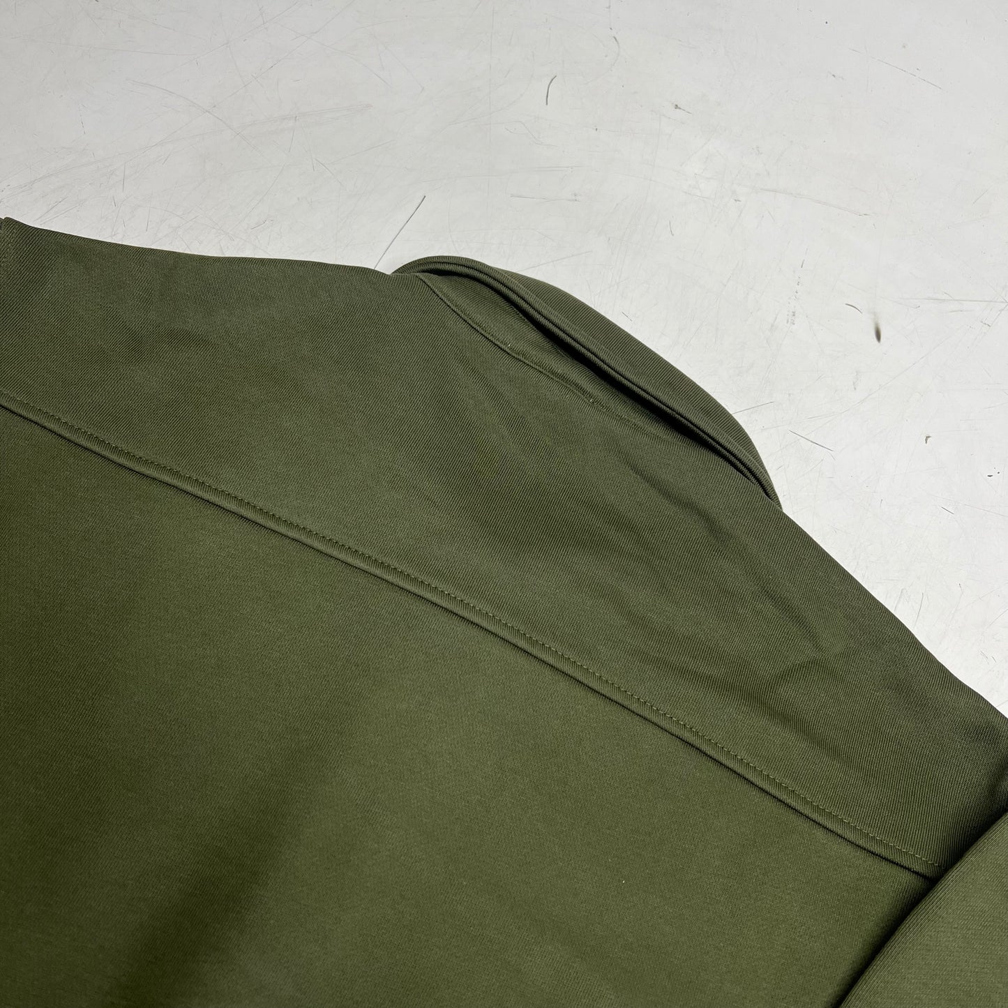 RW & CO Long-sleeve Quarter-zip Polo Sweater Men's Sz S Forest Green 492388