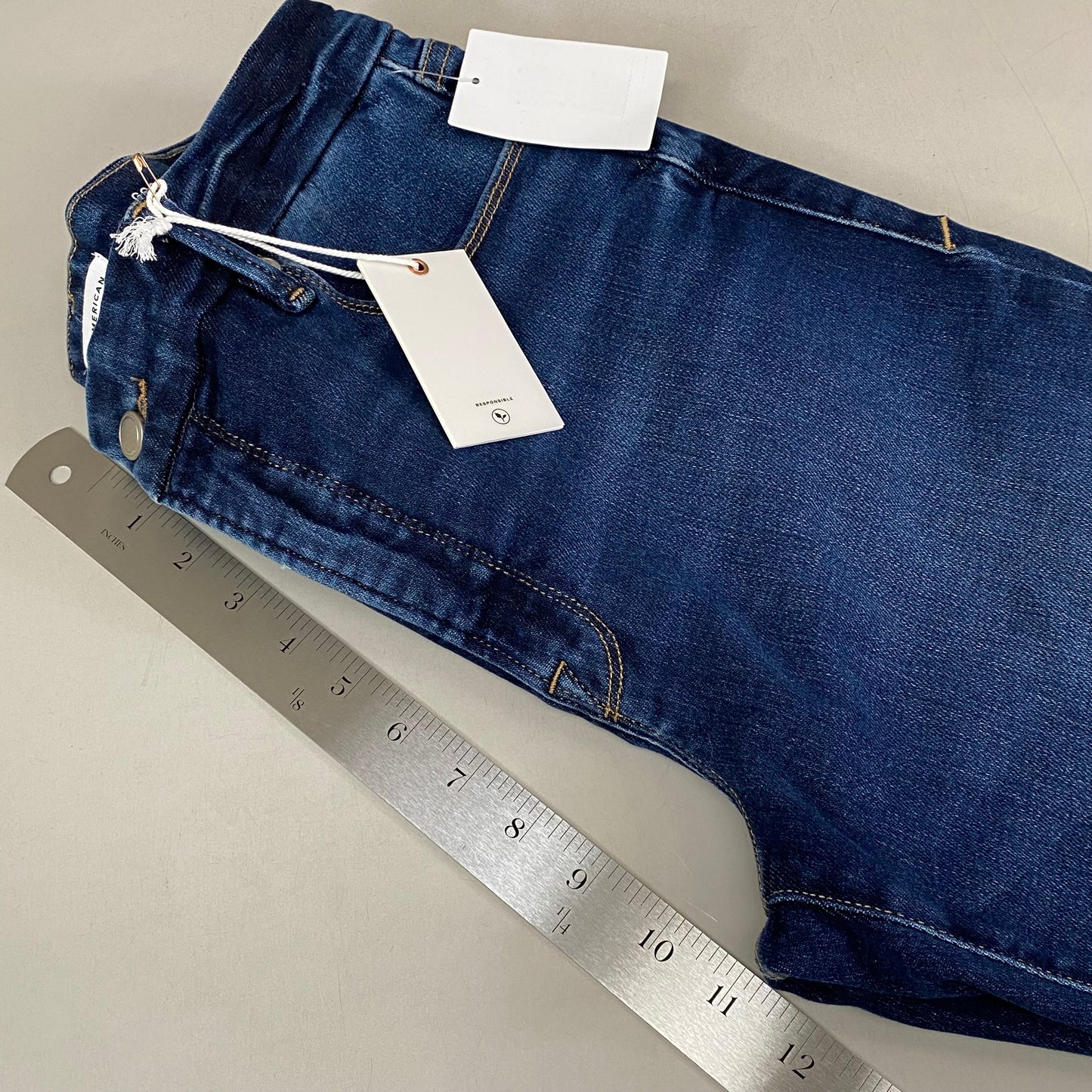 GOOD AMERICAN Good Classic Slim High Rise Jeans Women's Sz 10 Indigo511 GCLBSH960T