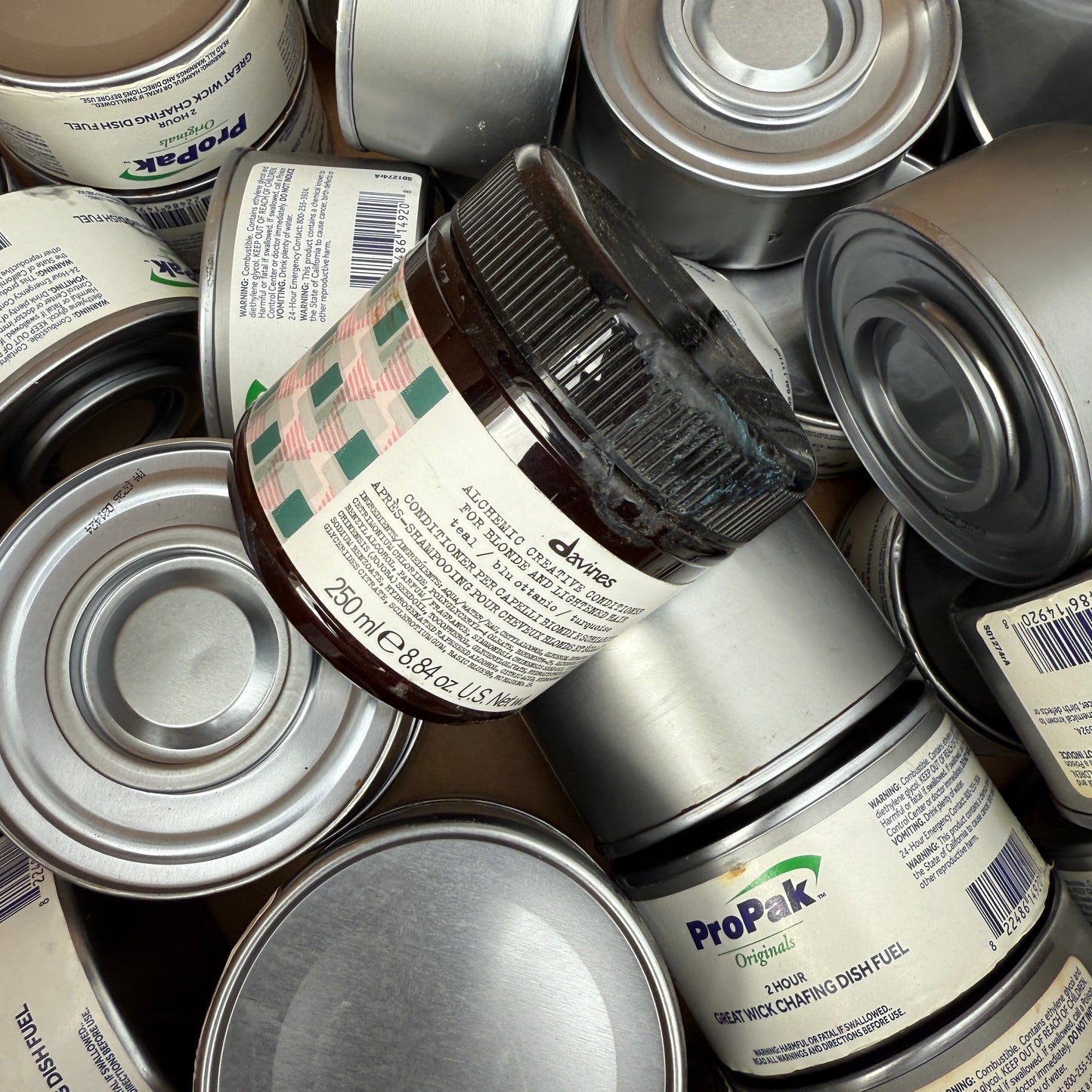 ZA@ Pallet of Plastic Bags, Chafing Dish Fuel, Expired Covid Tests, Table Top, Salvation Army Blanket & MORE! (AS-IS)