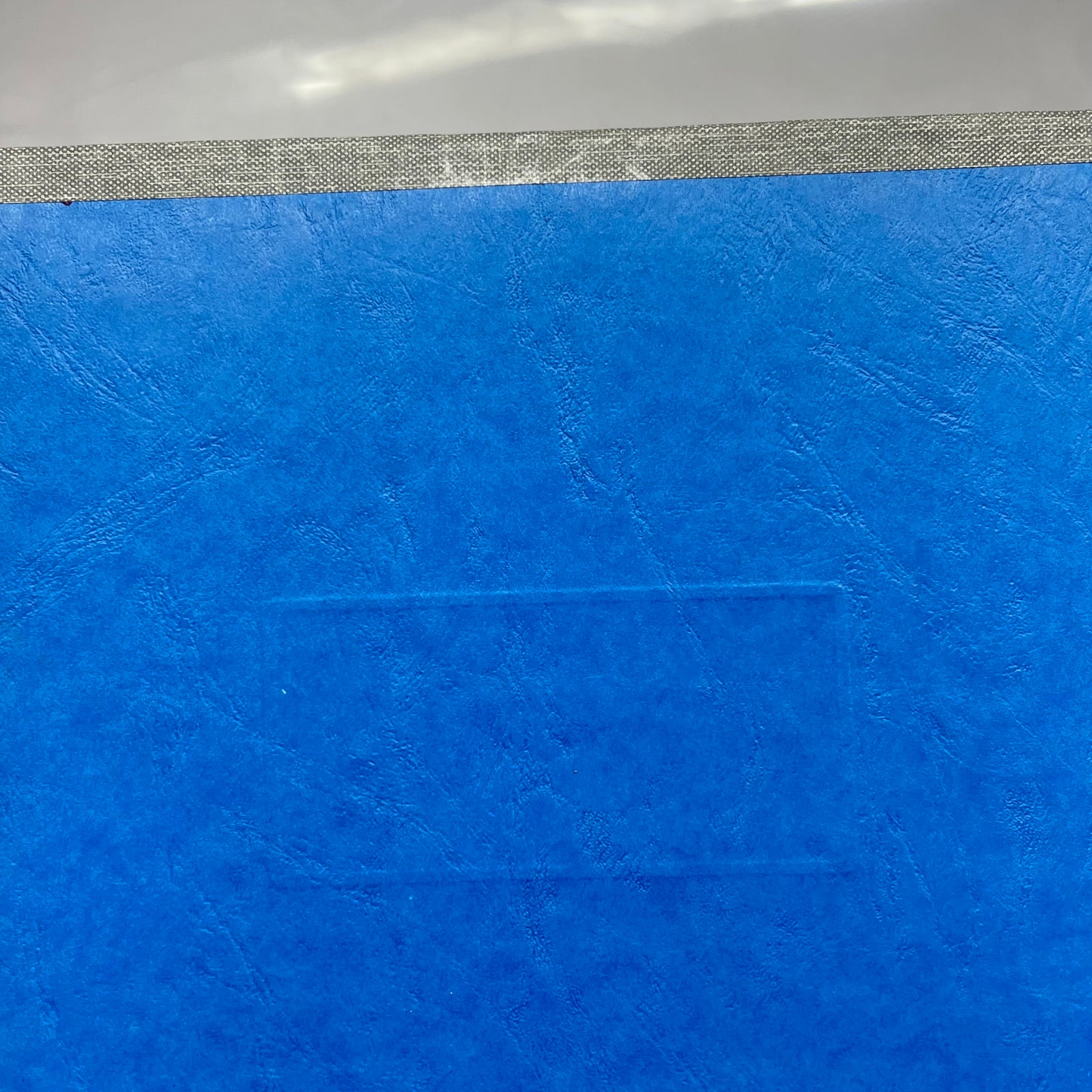 ACCO (25 PACK) Leather Embossed Presstex Report Covers  8.5" Top Blue A7017022