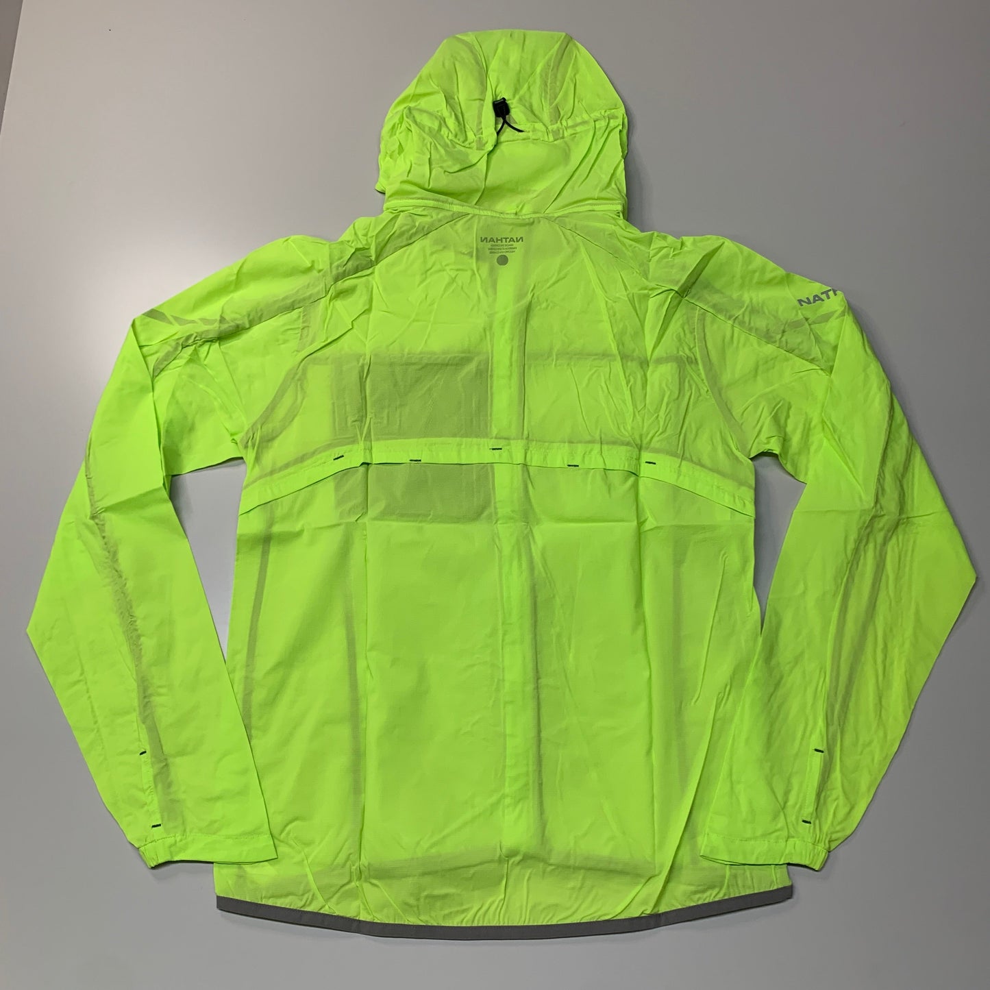 NATHAN Stealth Jacket W/ Hood Women's Acid Lime Size Large NS90060-50061-L