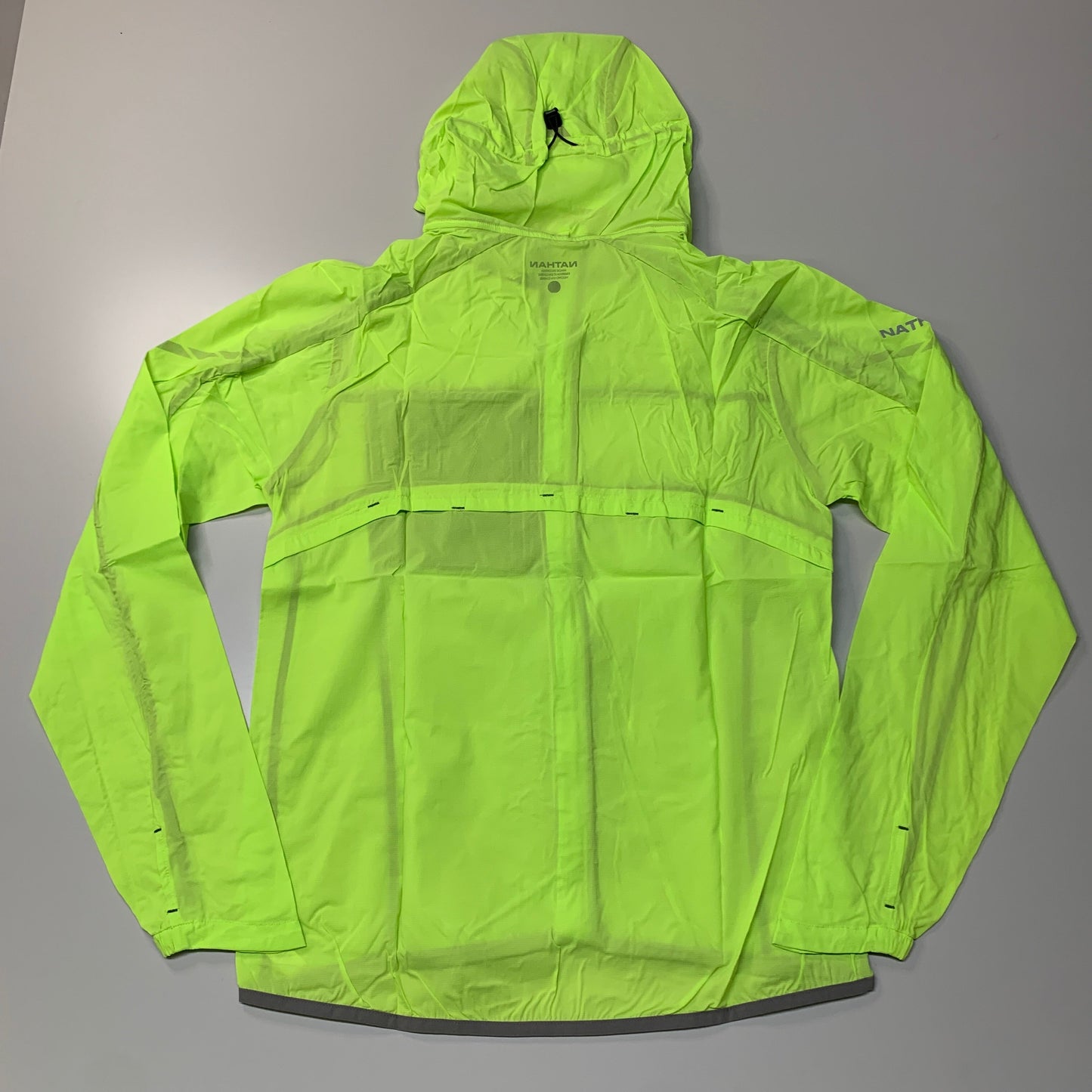NATHAN Stealth Jacket W/ Hood Women's Acid Lime Size Small NS90060-50061-S