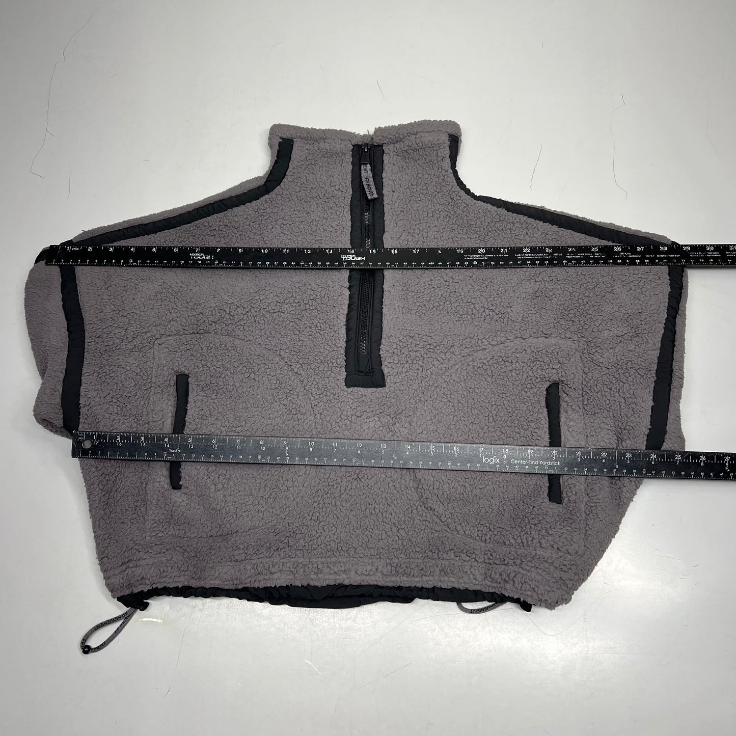 FP MOVMENT Mountain High Half Zip Fully Seam-Sealed Women's Sz XS Gunmetal Combo