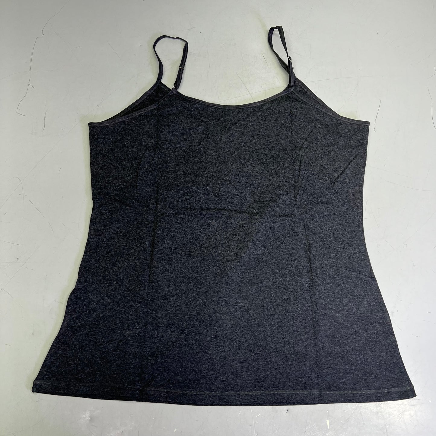 V FOR CITY (SET OF 2) Shelf Bra Camisole Tank Top Women's Sz 2XL Grey/Black