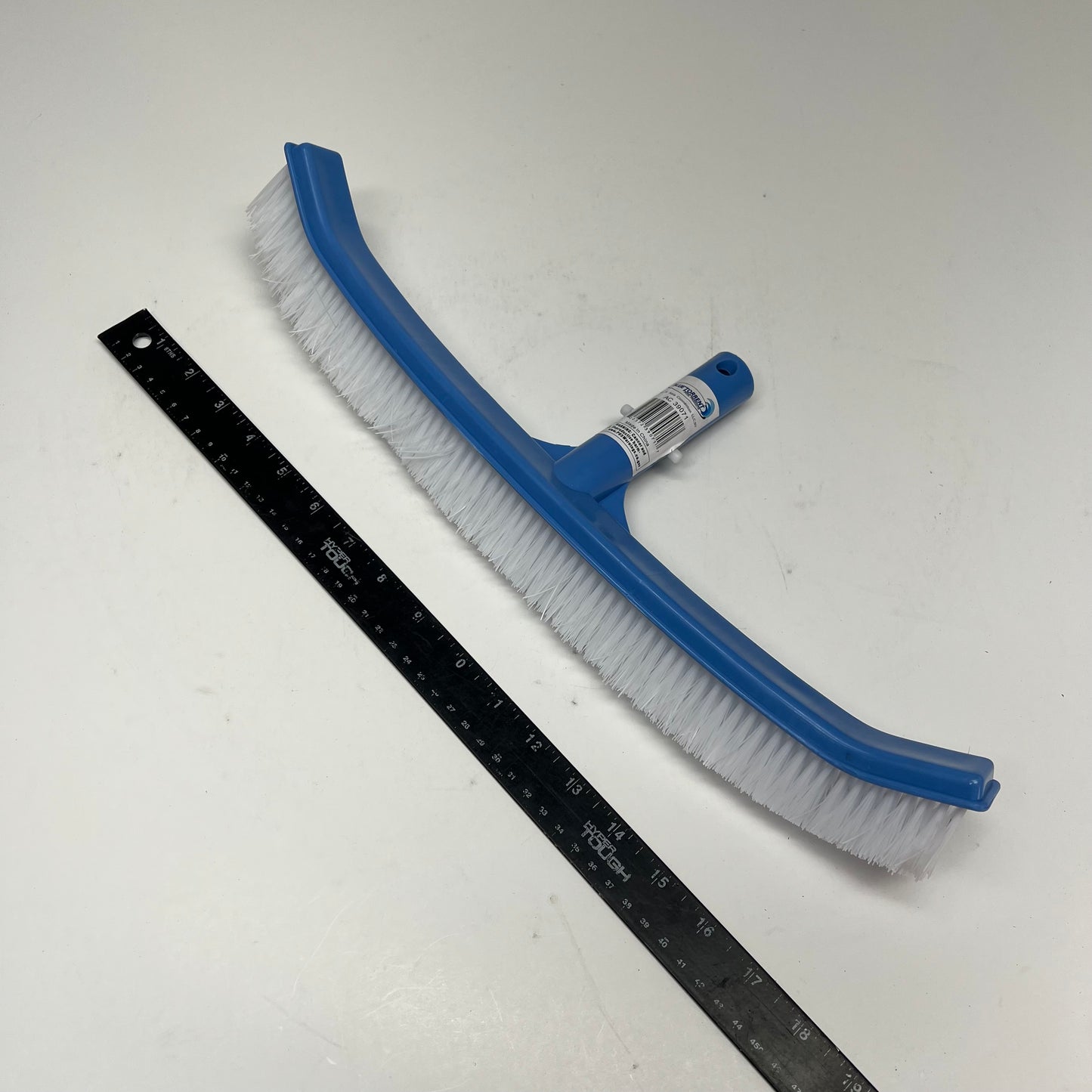 BLUE TORRENT Swimming Pool Wall Brush For Pool & Spa Cleaning 18" Blue AC39071