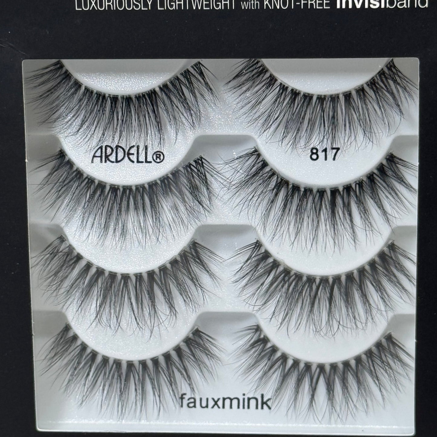 ZA@ ARDELL (4 PACK, 4 PAIRS EACH) Fauxmink Lashes Lightweight Knot-Free Black 817 A