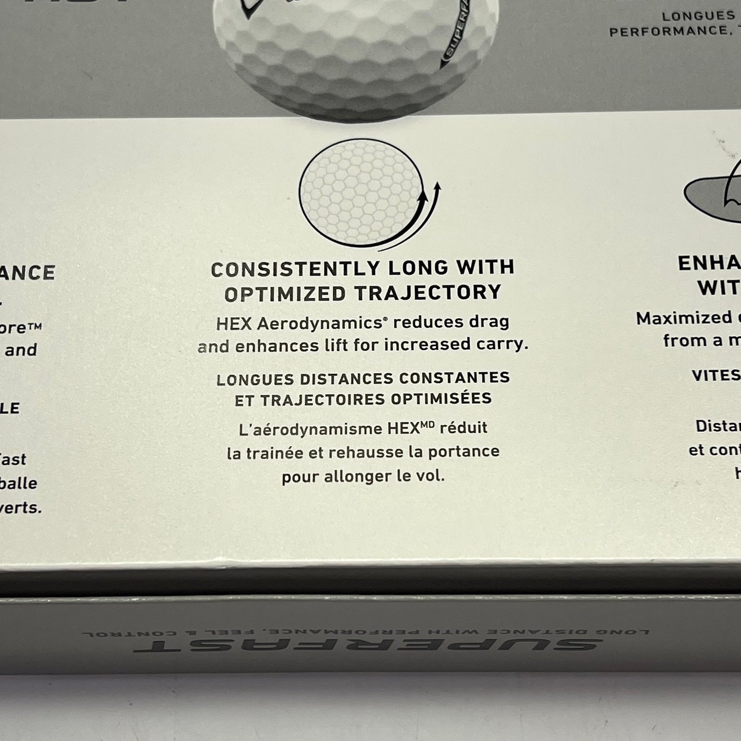 CALLAWAY (SET OF 15) Super Fast High Speed Core HEX Aerodynamic Standard White