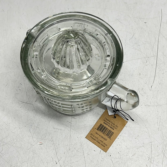 CREATIVE CO OP  Piece Clear Pressed Glass Juicer  16oz Clear DA4002