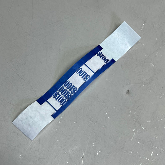 ZA@ PM COMPANY (1000 PACK) Currency Bands $100.00 Blue 9419-0060 C