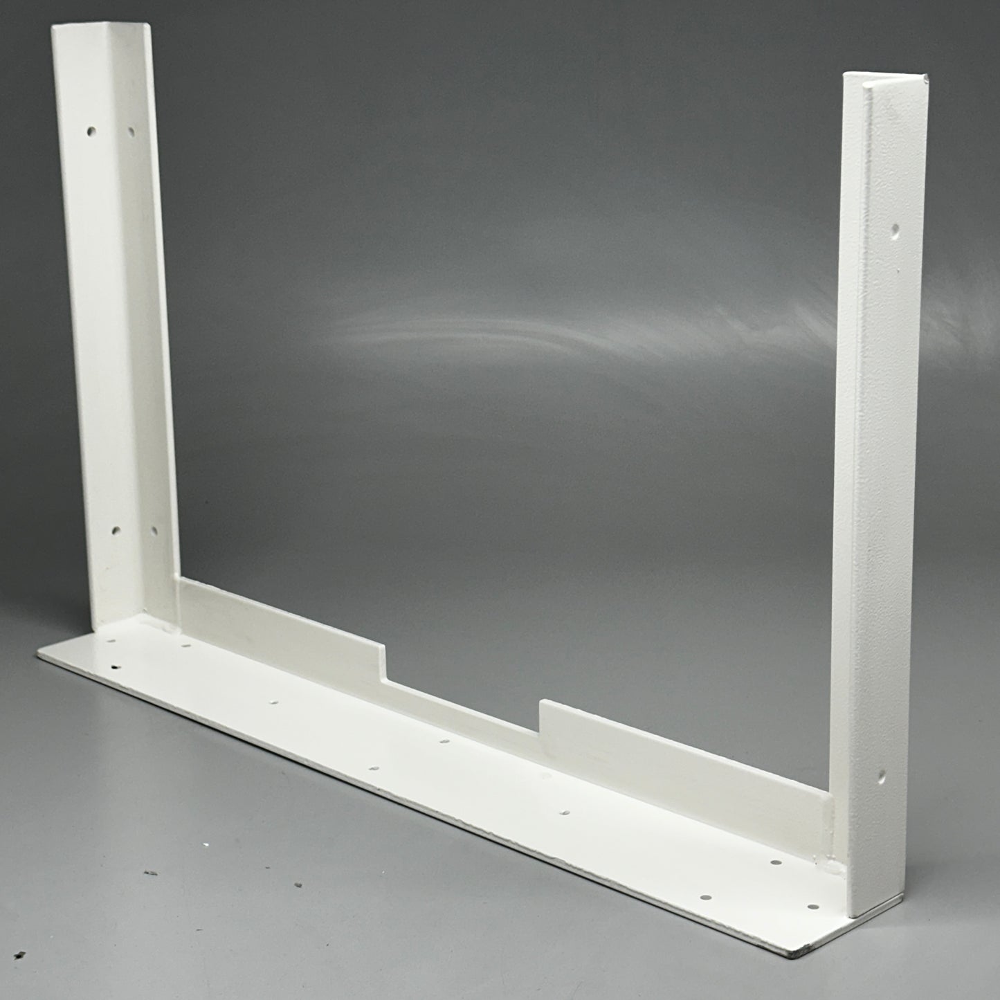 28" x 18" Floating Steel Sink Bracket Durable Support Solution White