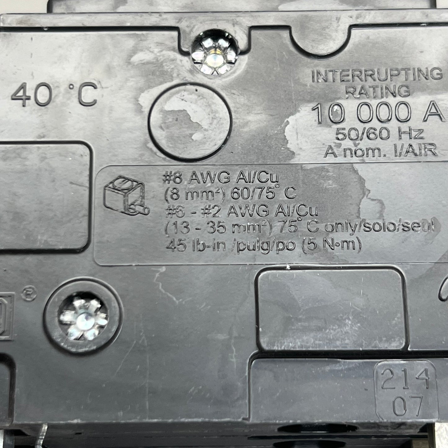 SQUARE D 5 PK Plug-on Circuit Breaker 60A-120/240V QO260