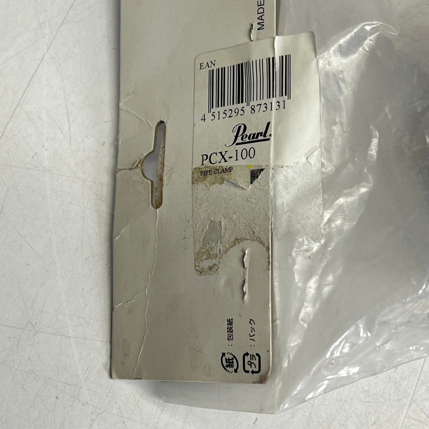 PEARL Icon Rail Clamp Adjustable Jaw for Mounting Hinge Style Chrome PCX100