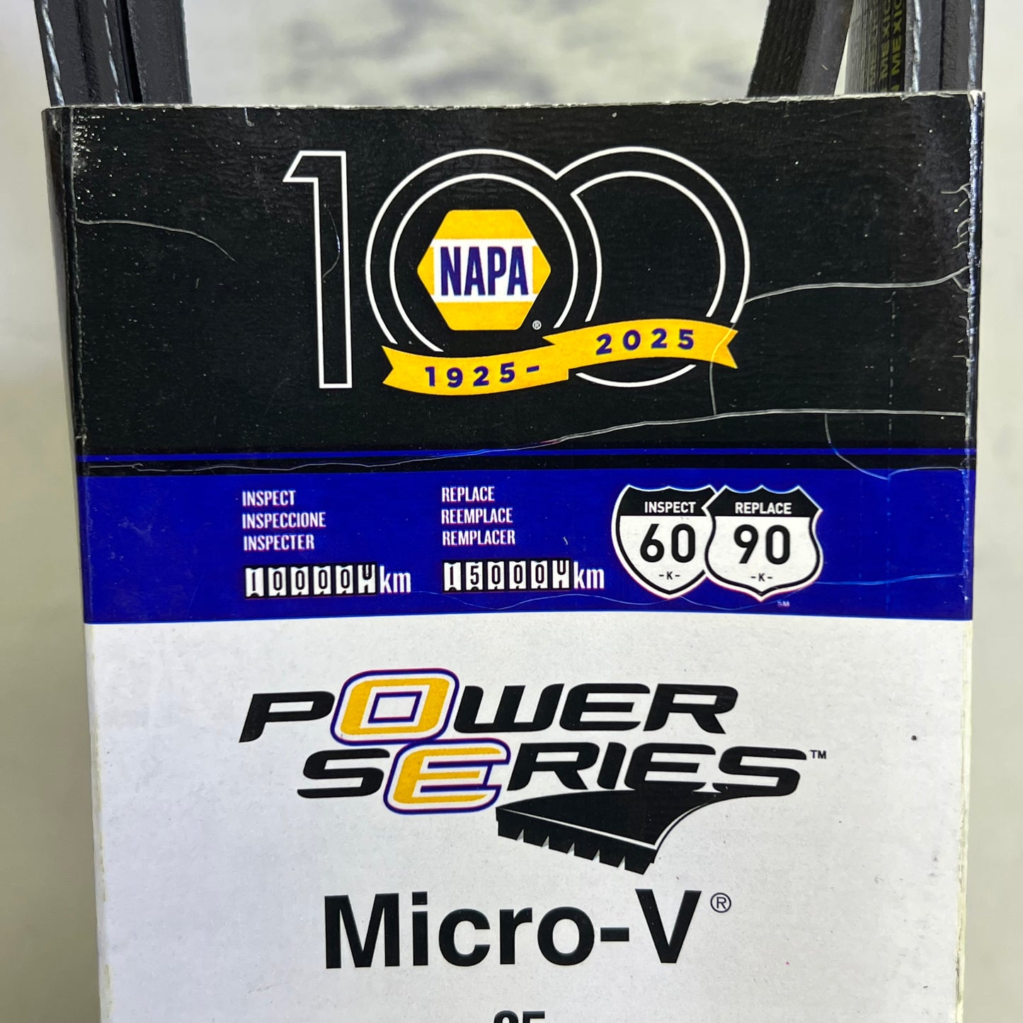 NAPA Power Series Automotive V-Ribbed Belt For Jeep & Toyota Black 25070901