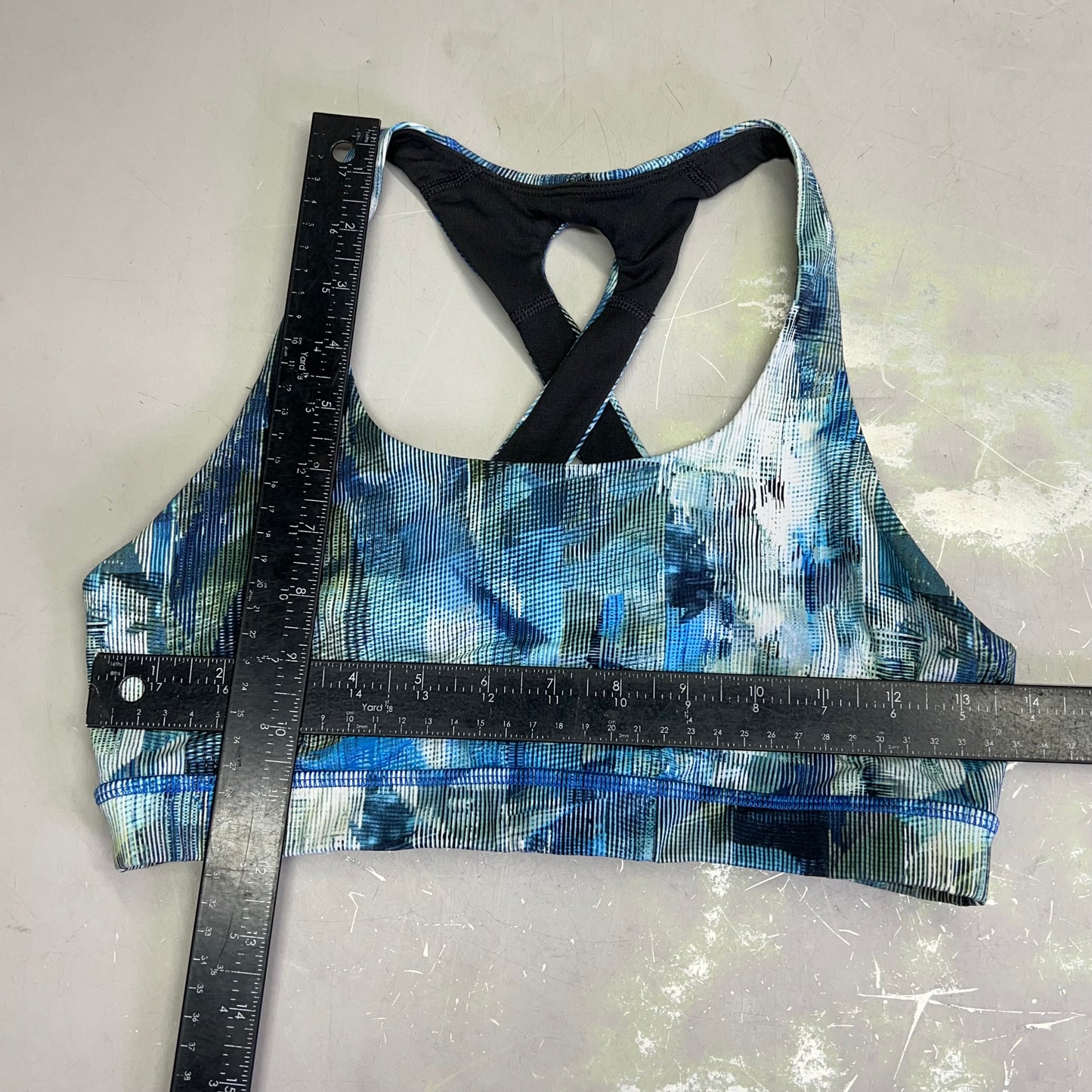 LULULEMON Athletica Time To Sweat Sports Bra Women's Sz 8 Blue (Pre-Owned)