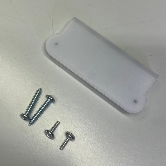 ZA@ ROLLEASE ACMEDA (20 PACK) Flex Chainhold Tension Device For Manual Roller Shades  Frosted Clear RB91-1363-004020