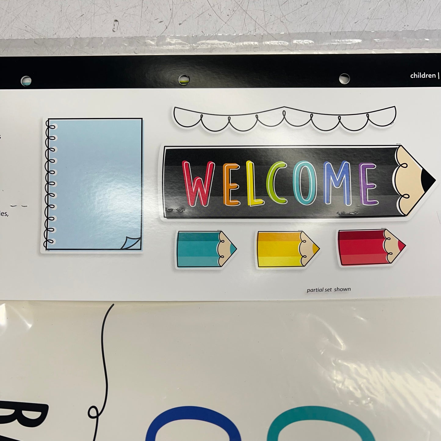 CORE DECOR (2 PACK) Ready for School Bulletin Board Set 41 Pieces  CP 10871