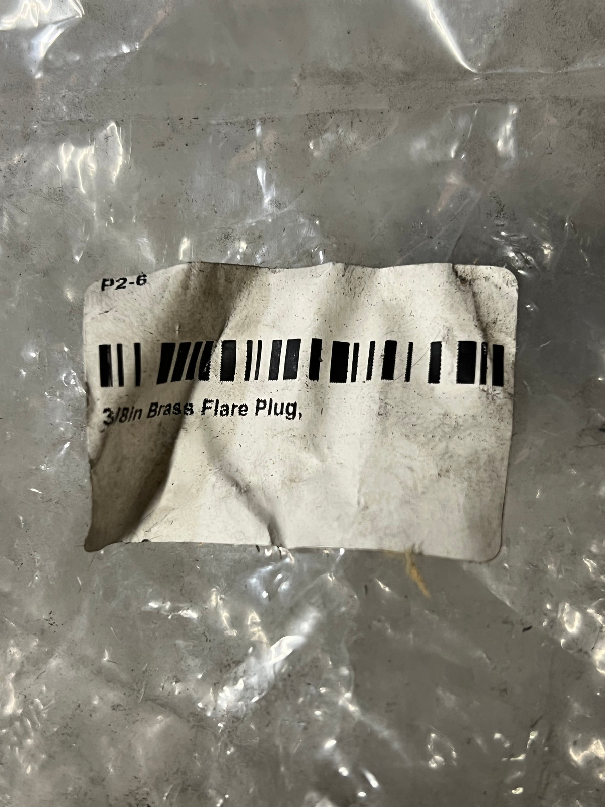 WEBB (50 PACK) Plug 39 Flare Lp Gas Natural Gas Temp -65 - 250° 3/8" Brass P2-6
