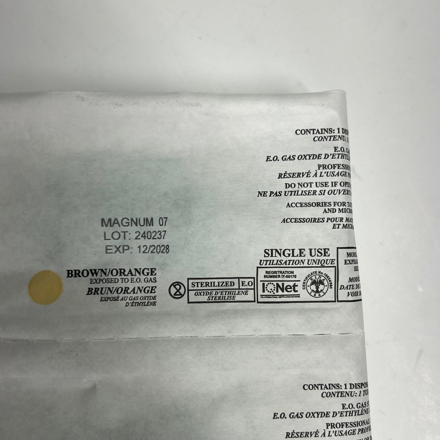 THE GOOD GUY SUPPLIES (20 PACK) Biodegradable Disposable Tattoo Tubes Magnum 07