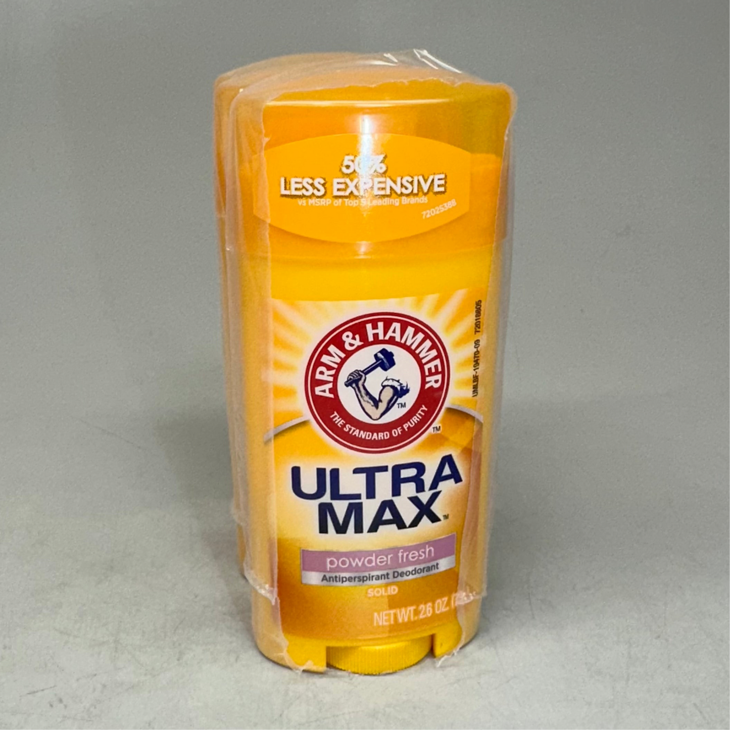 ZA@ ARM & HAMMER (6 PK) Ultra Max Antiperspirant Deodorant Powder Fresh 2.6 oz Exp 12/24 72018805(Copy)