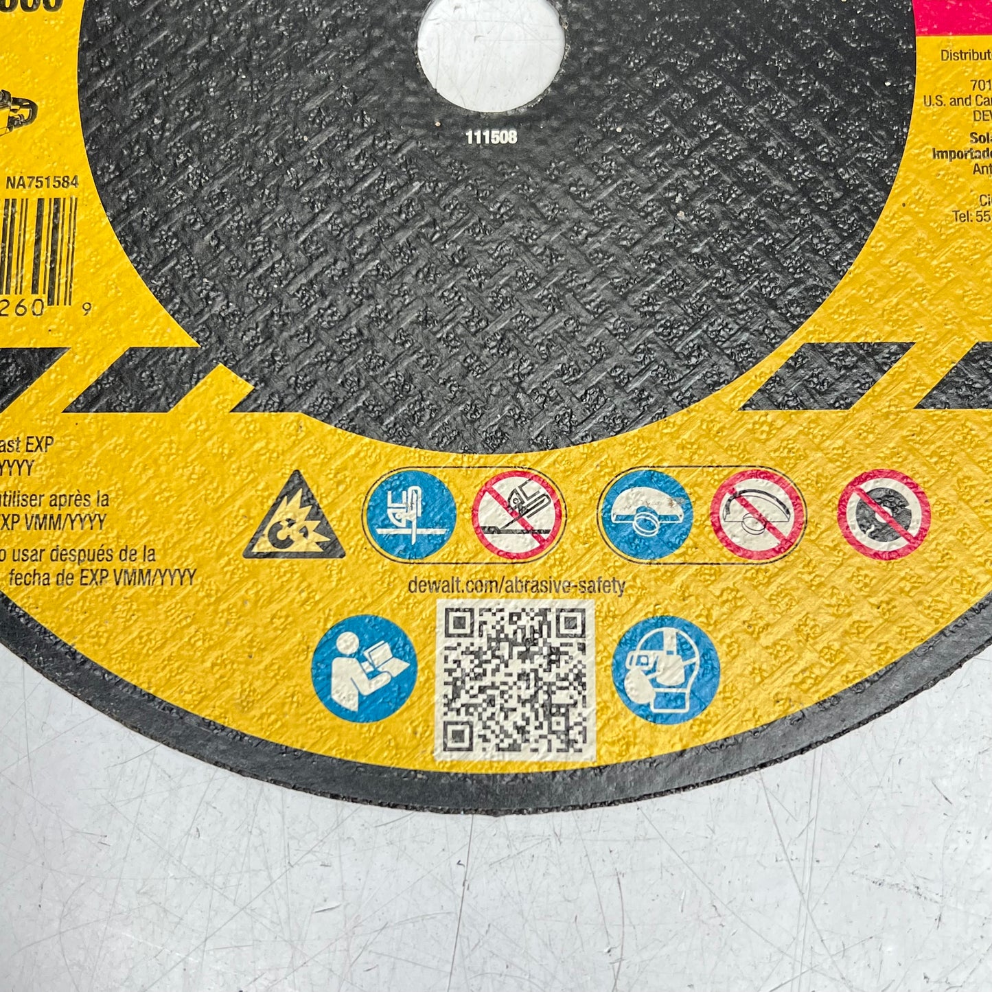 DEWALT (2 PACK) Abrasive Cut-off Wheel 60 Grit 9" Dia X 5/64" THK DWAFV8918