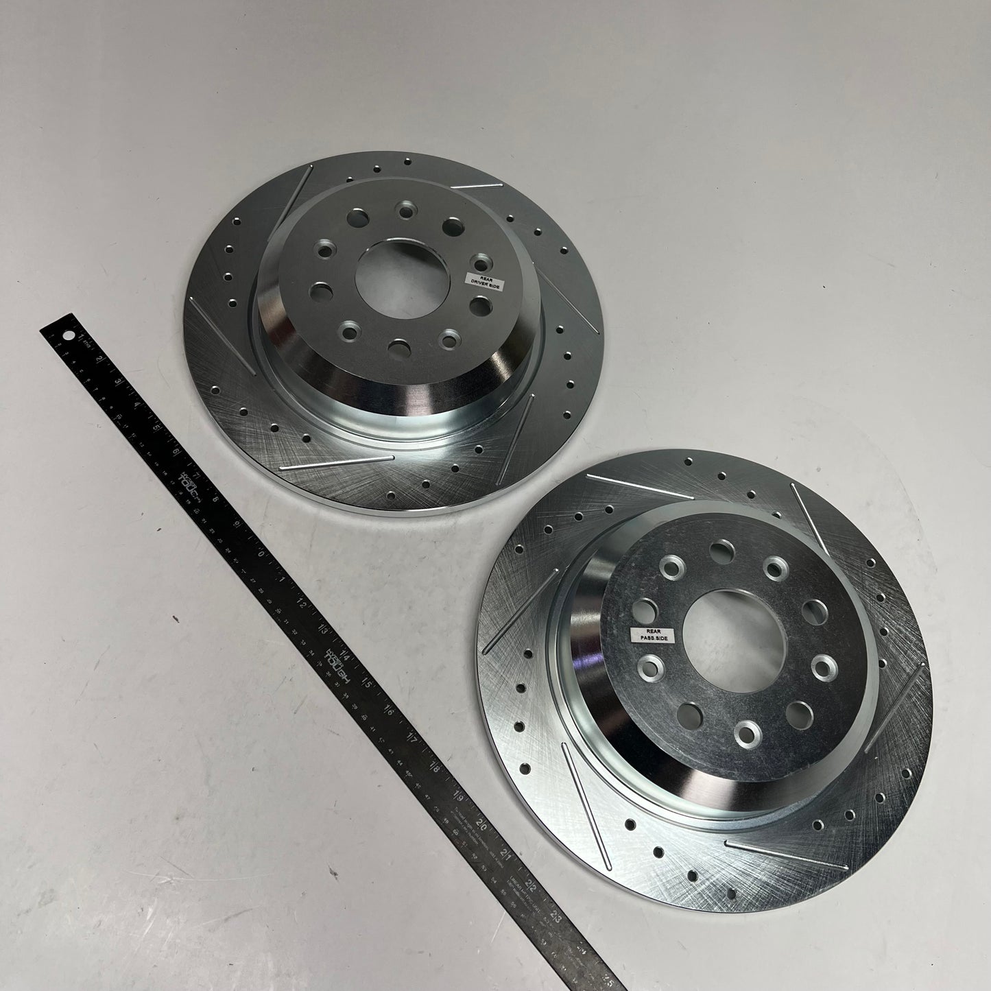 POWER STOP Drilled & Slotted Truck & Tow Brake Update Kit Rear for Jeep K7942-36