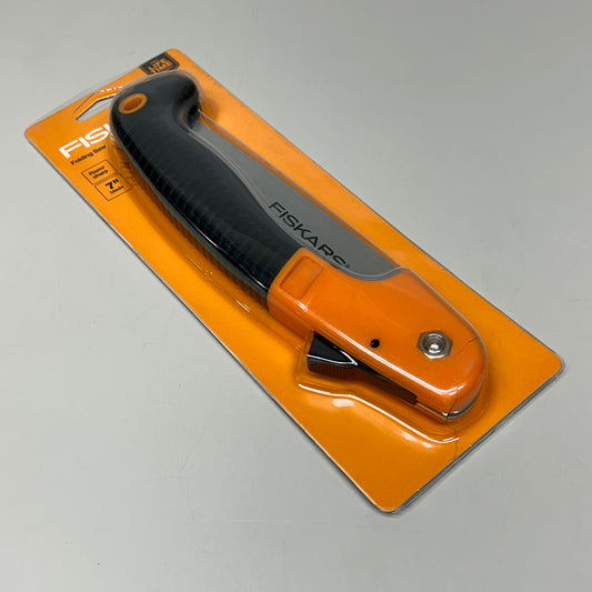 FISKARS Power Tooth Softgrip Folding Saw Non-Slip Grip 7" Blade (New)