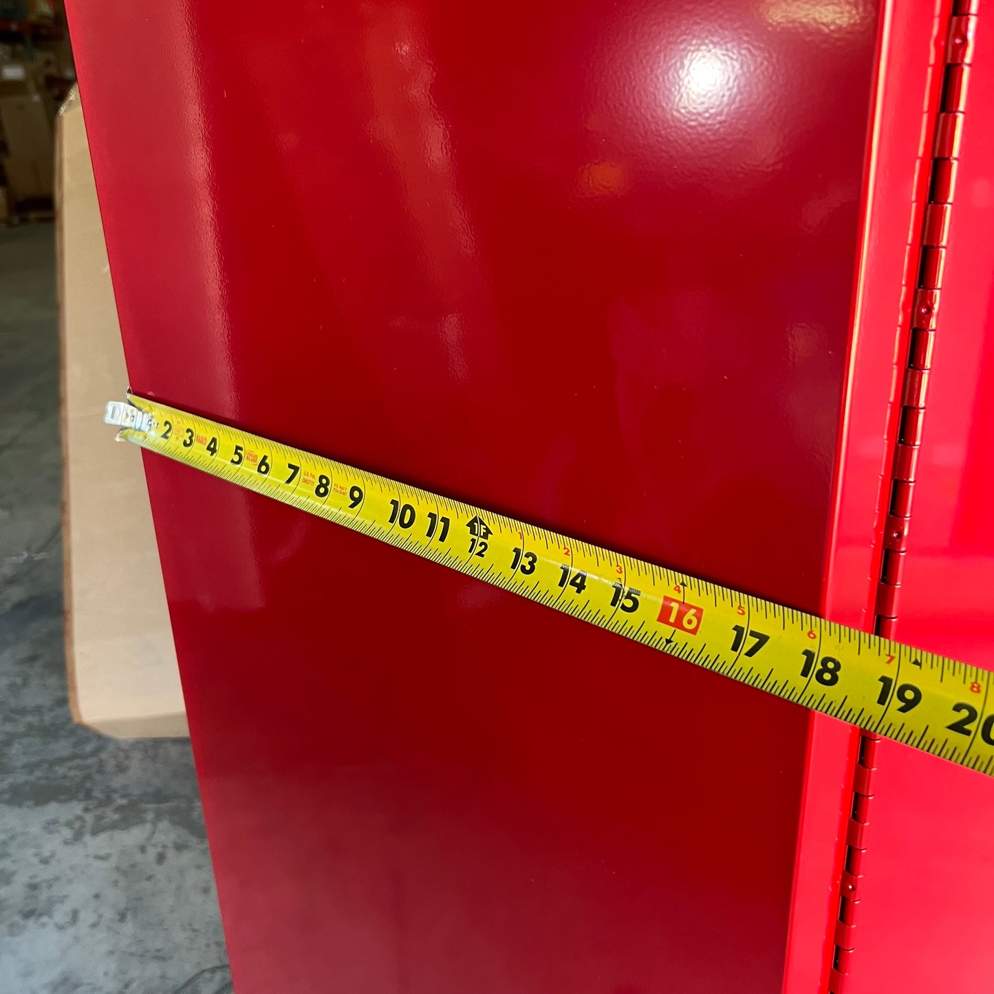 ZA@ JUSTRITE MFG CO. Hardware and Related Material/Cabinet GRAINGER Cabinet 4510XRED (New)