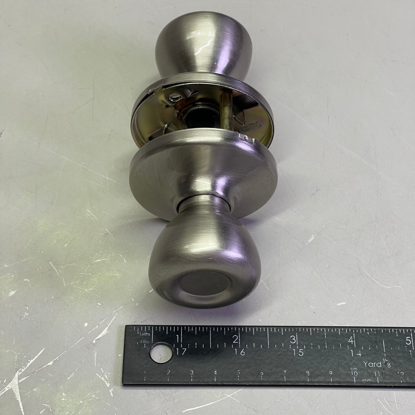 KWIKSET Hall & Closet Tylo Passage Door Knob Satin Nickel 92001-508