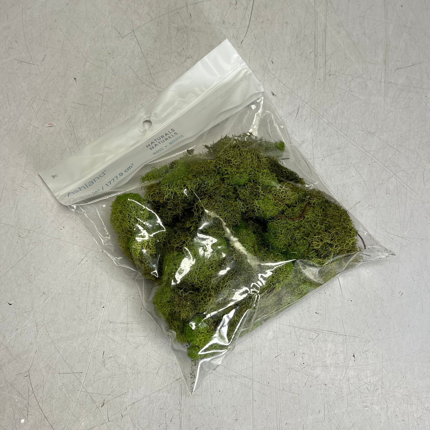 ASHLAND (6 PACK, 108.5 In³ Each) Naturals Reindeer Preserved Moss Green 284153