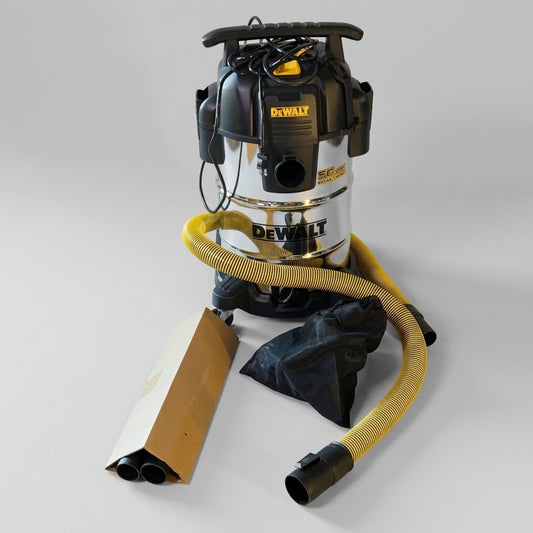 DEWALT Stainless Steel Quiet Wet/Dry Vacuum 8 Gal. 1938084 (Customer Return)