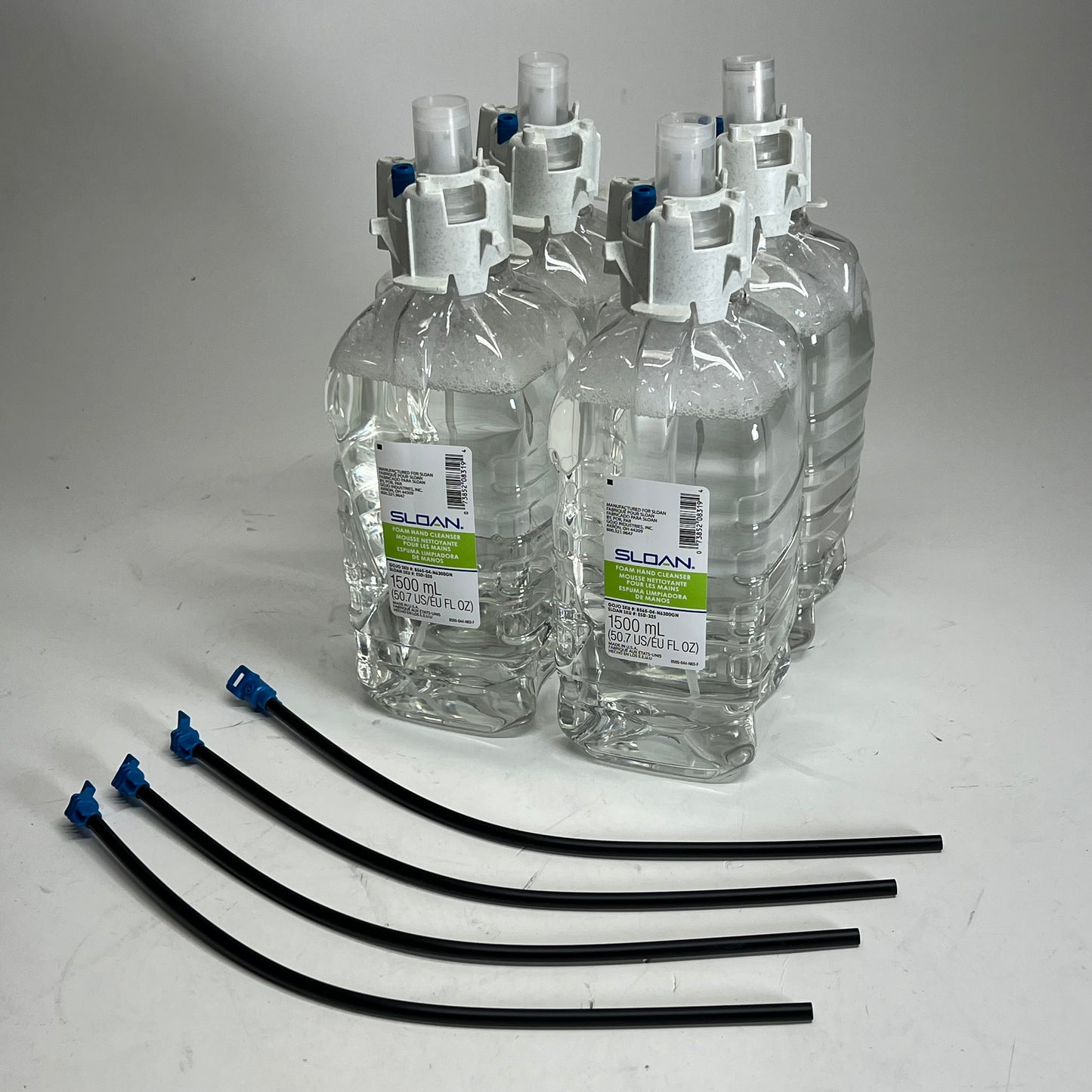SLOAN  (4 PACK) Esd-325 Green Certified Foam Soap 1.5L Bottles Clear 03460004