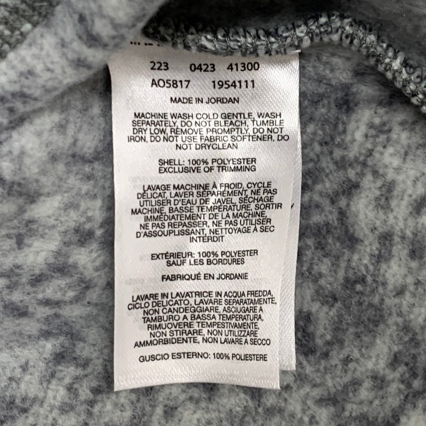 COLUMBIA Sweater Weather Fleece Full Zip Jacket Men's Sz M Heather Grey