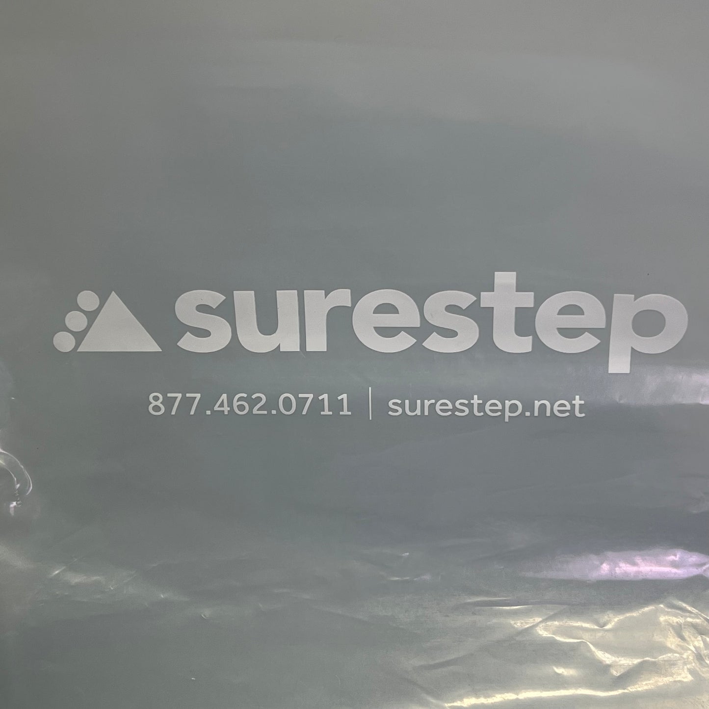 ZA@ SURESTEP (50 PACK) Company Plastic Drawstring Bags 16.5"x11" Baby Blue